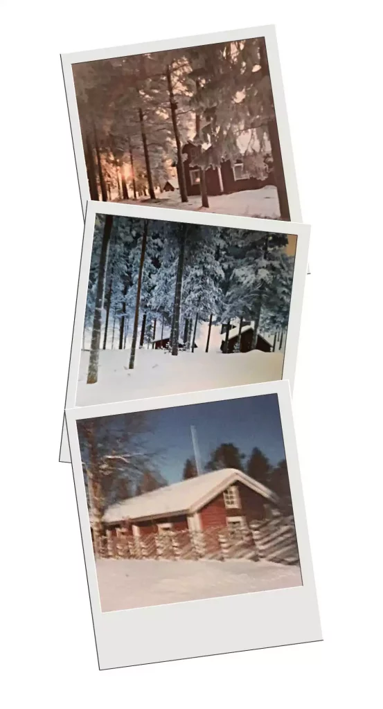 Polaroid Finnland im Winter min