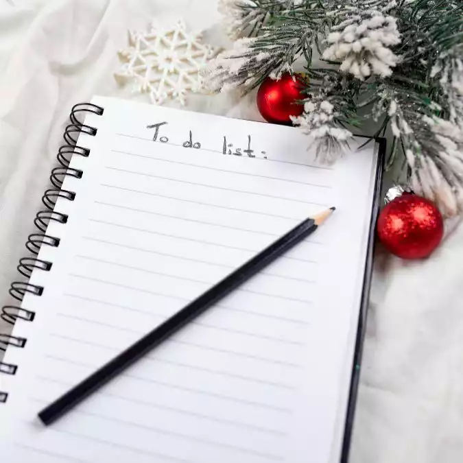 Aufgabenliste gegen Vorweihnachtsstress